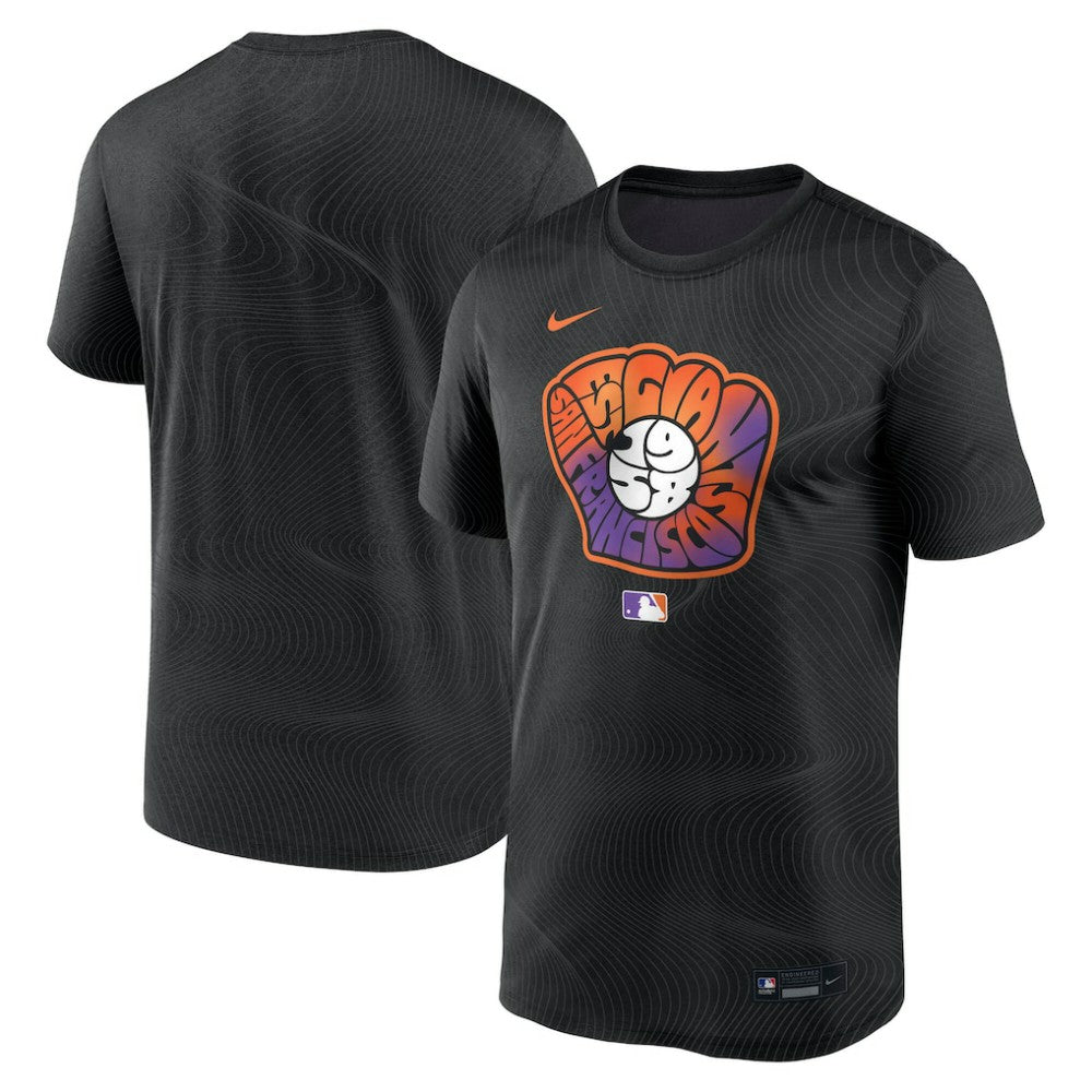 San Francisco Giants Authentic Collection City Connect Velocity Dri-FIT T-Shirt Black | Nike