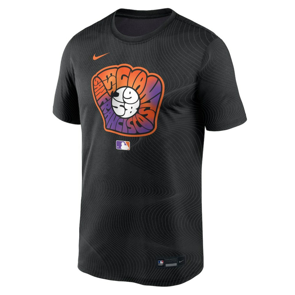 San Francisco Giants Authentic Collection City Connect Velocity Dri-FIT T-Shirt Black | Nike