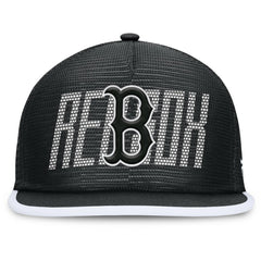 Boston Red Sox Let's Glow Line Drive Snapback Hat Black
