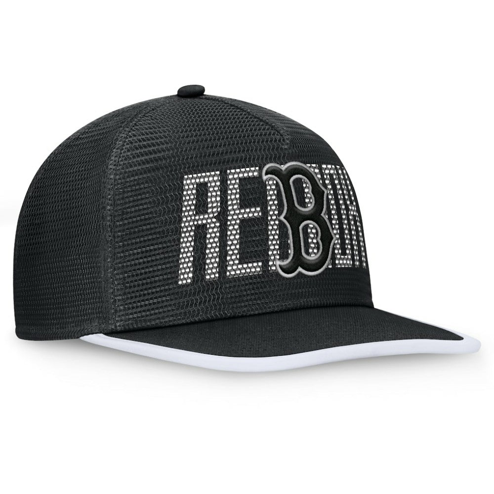 Boston Red Sox Let's Glow Line Drive Snapback Hat Black