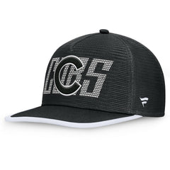 Chicago Cubs Let's Glow Line Drive Snapback Hat Black