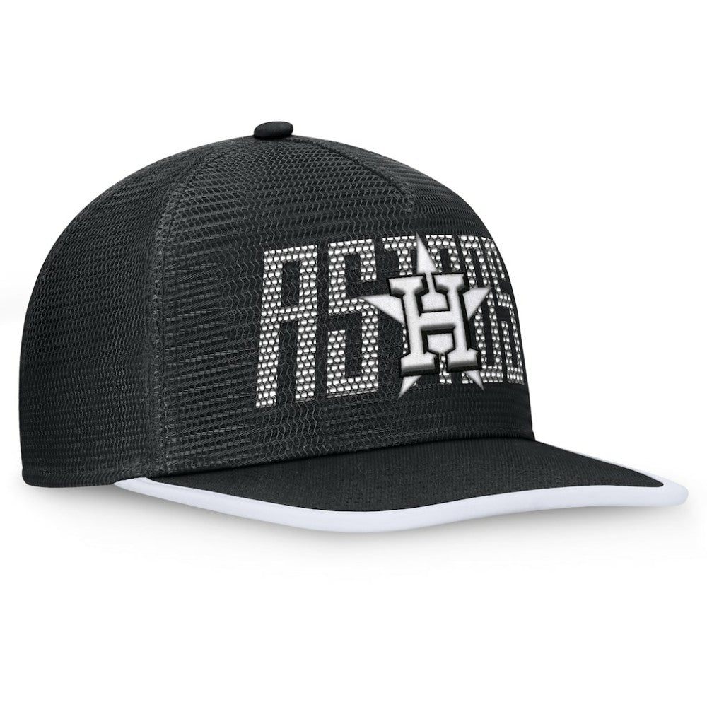 Houston Astros Let's Glow Line Drive Snapback Hat Black