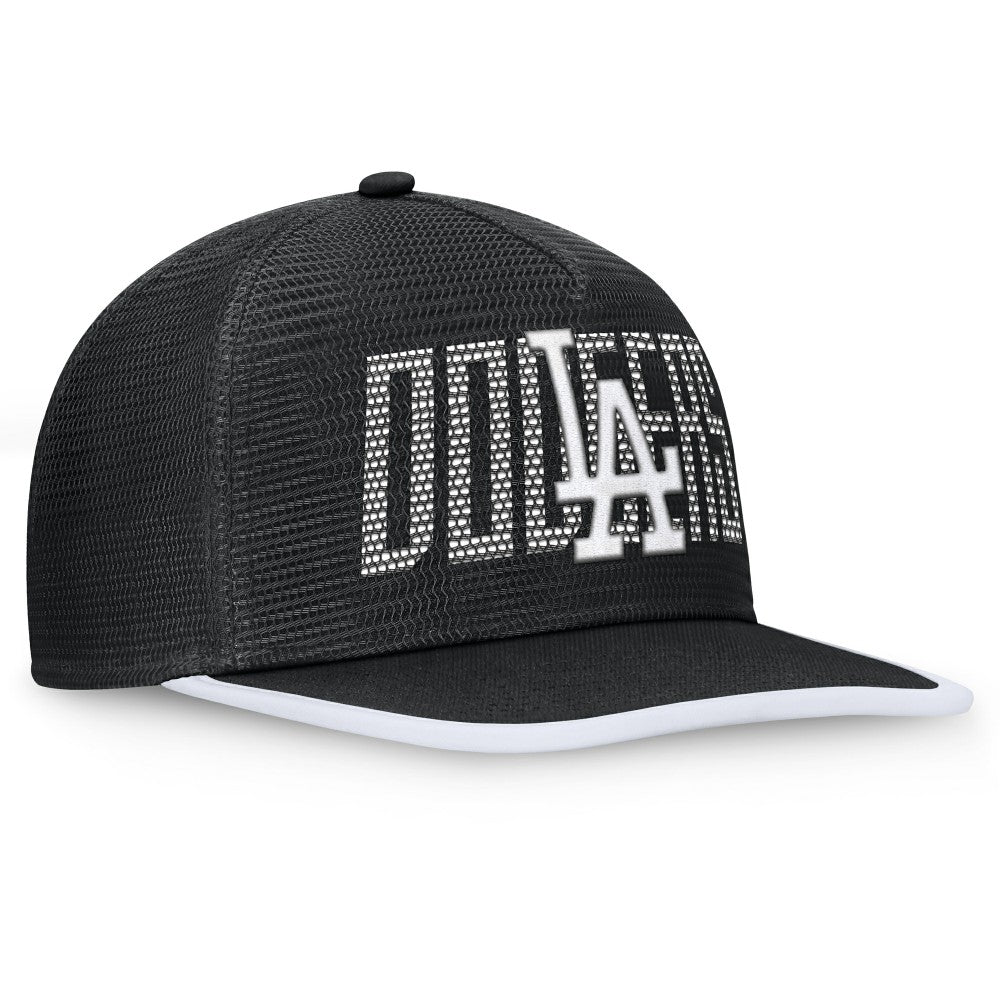 Los Angeles Dodgers Let's Glow Line Drive Snapback Hat Black