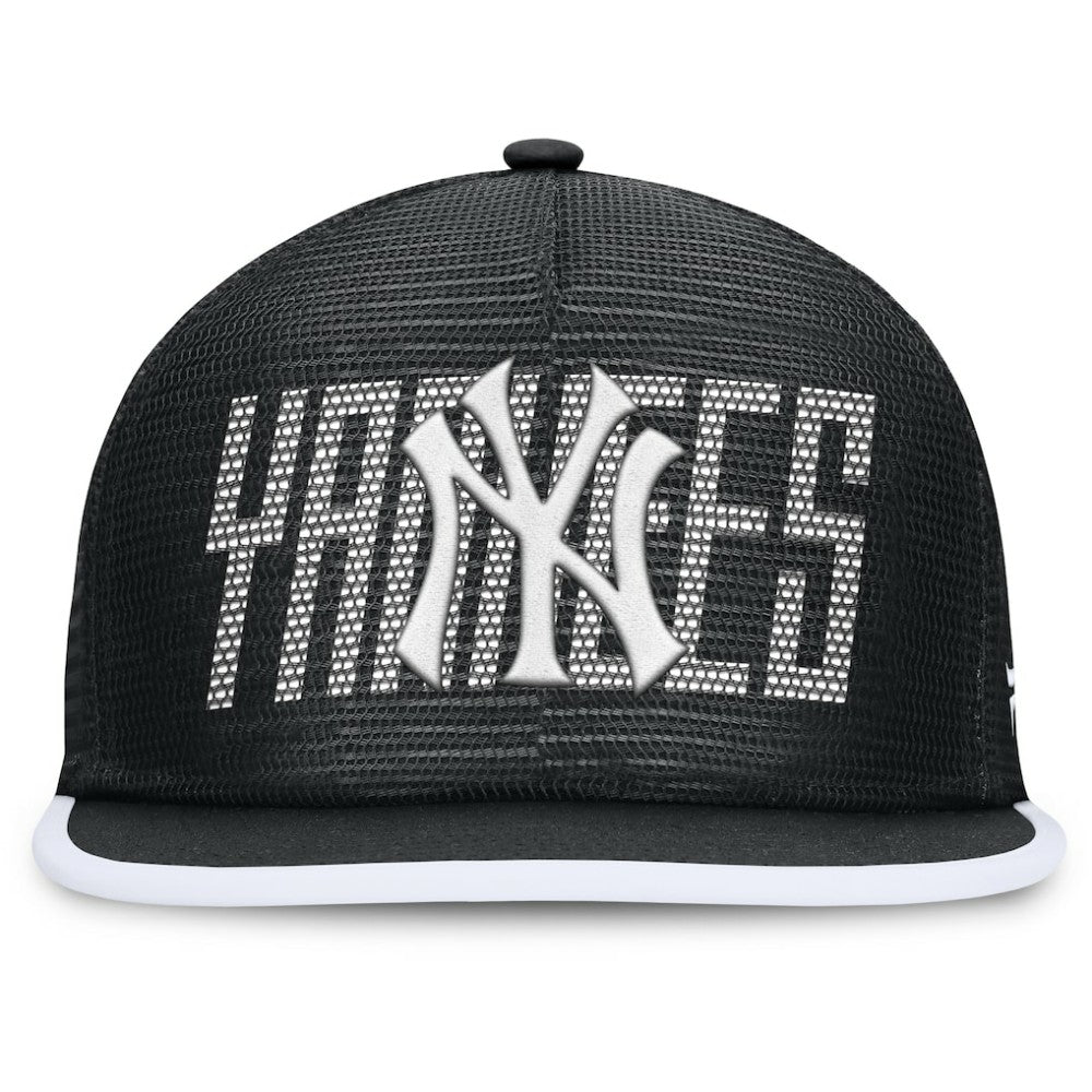 New York Yankees Let's Glow Line Drive Snapback Hat Black