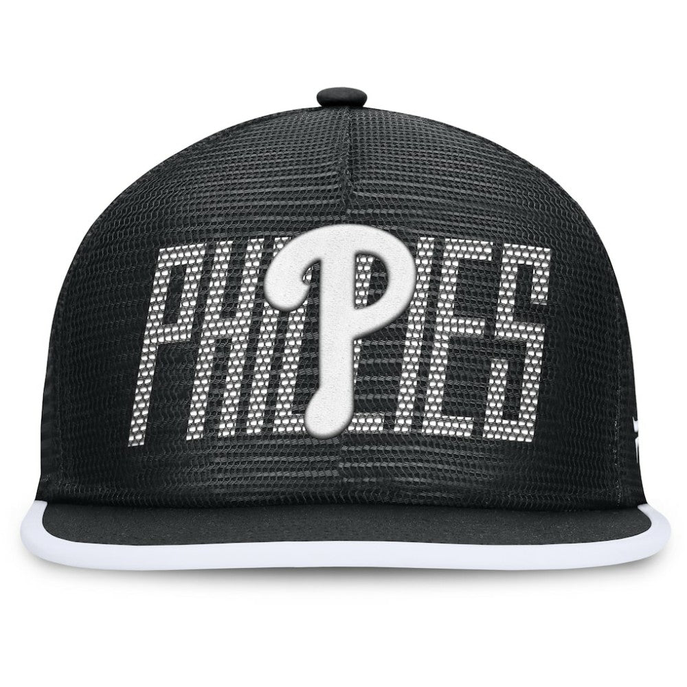 Philadelphia Phillies Let's Glow Line Drive Snapback Hat Black