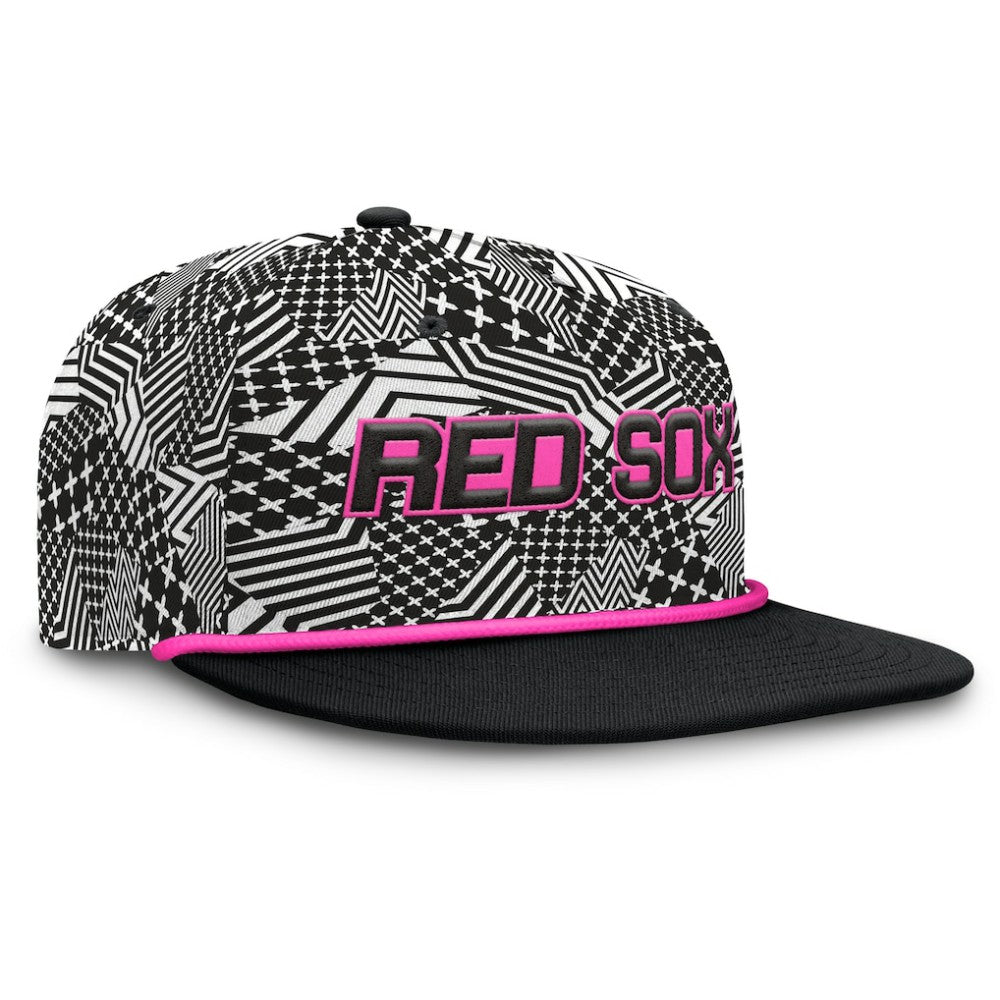 Boston Red Sox Let's Glow Moon Shot Snapback Hat Black