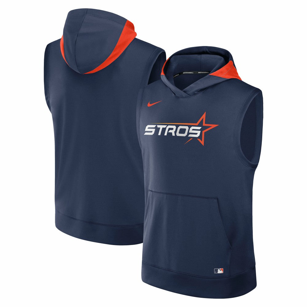 Houston Astros 2025 City Connect Authentic Collection Dri-FIT Sleeveless Hoodie Navy | Nike