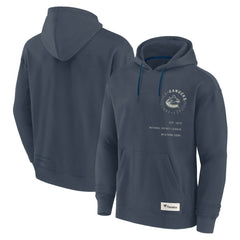 Vancouver Canucks Fanatics Future Ground Info Pullover Hoodie Navy