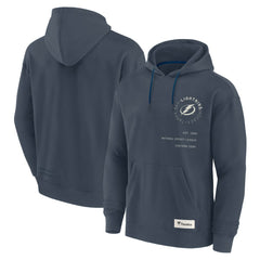 Tampa Bay Lightning Fanatics Future Ground Info Pullover Hoodie Navy