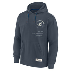 Tampa Bay Lightning Fanatics Future Ground Info Pullover Hoodie Navy