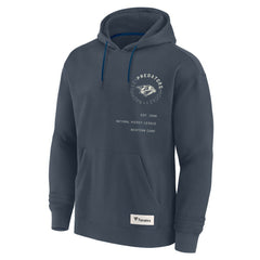 Nashville Predators Fanatics Future Ground Info Pullover Hoodie Navy