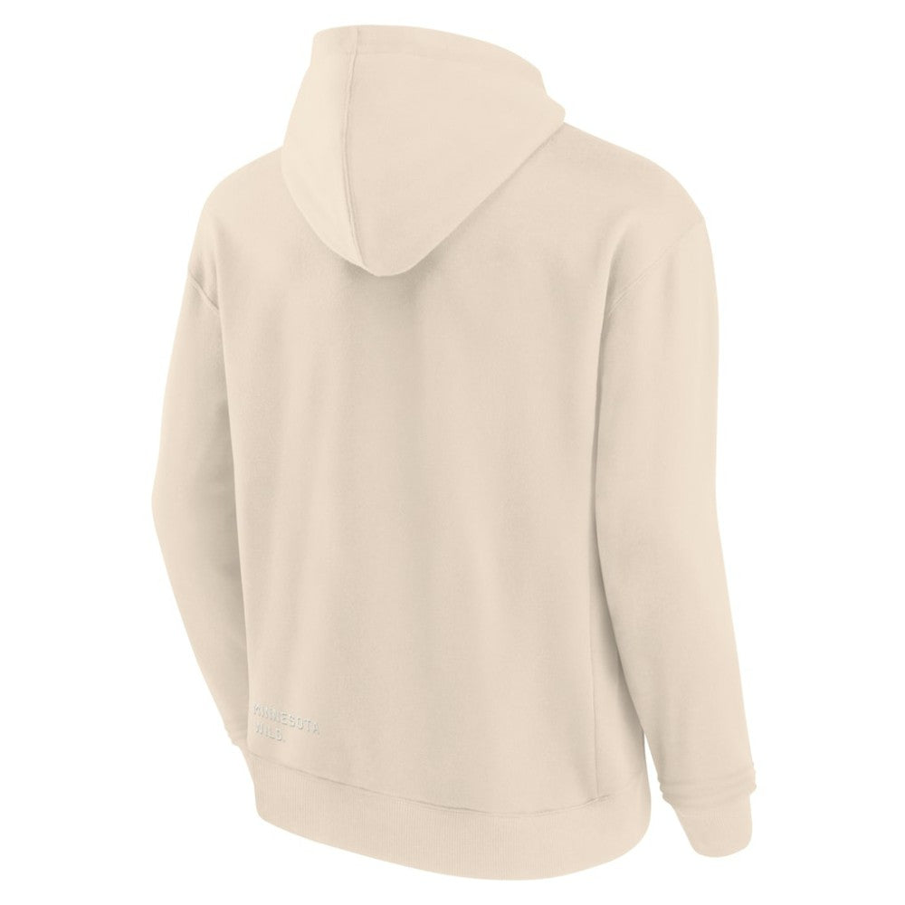 Minnesota Wild Fanatics Future Ground Info Pullover Hoodie Cream