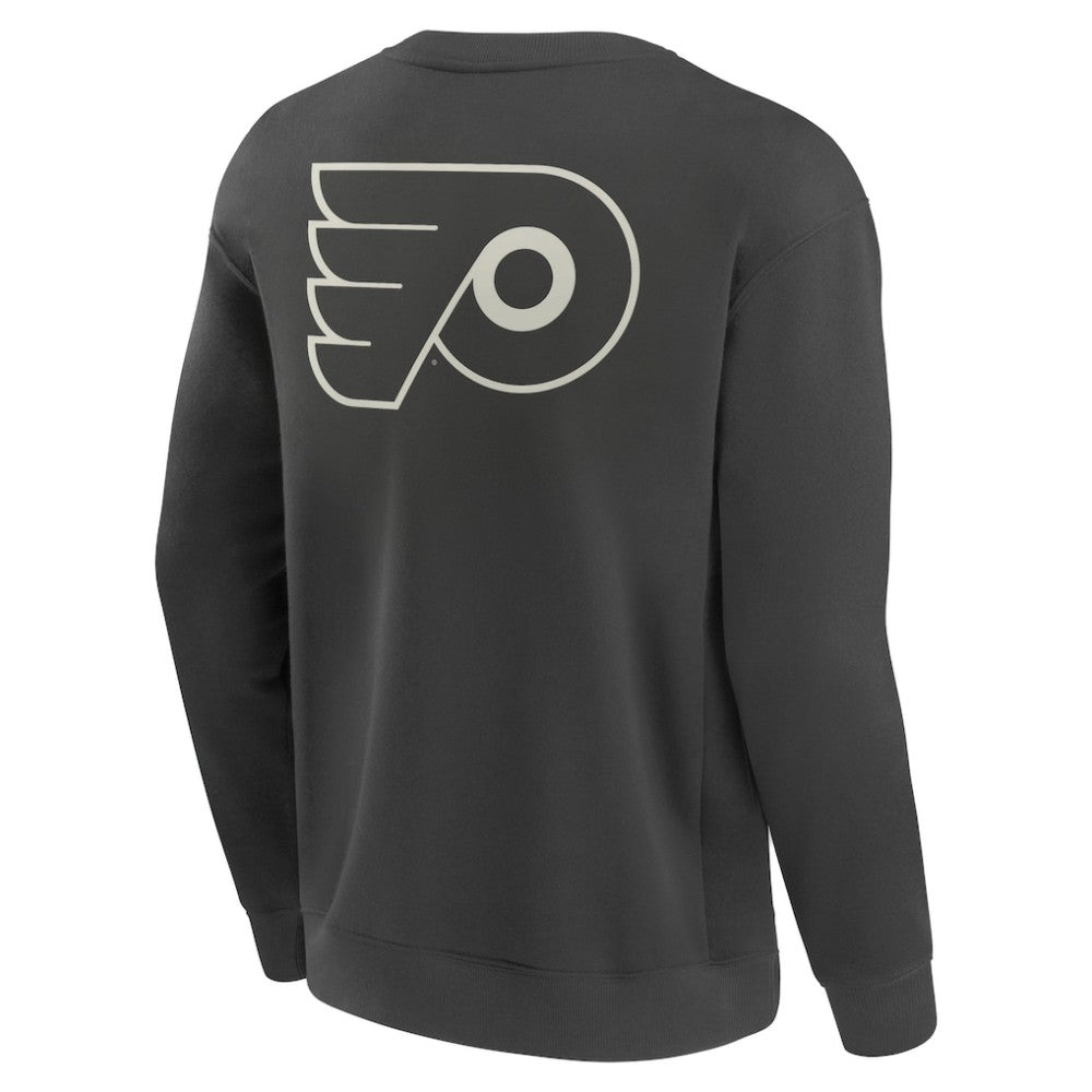 Philadelphia Flyers Fanatics Elements Future Ground Lettering Pullover Sweatshirt Charcoal