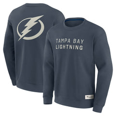 Tampa Bay Lightning Fanatics Elements Future Ground Lettering Pullover Sweatshirt Blue
