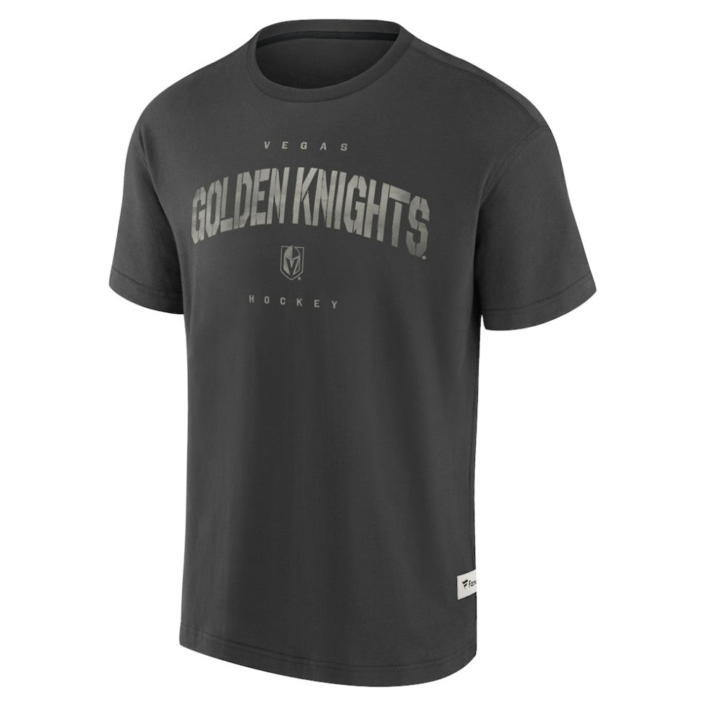 Vegas Golden Knights Fanatics Elements Weathered Tonal Future Ground T-Shirt Charcoal
