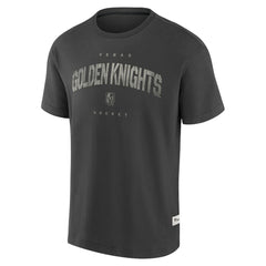 Vegas Golden Knights Fanatics Elements Weathered Tonal Future Ground T-Shirt Charcoal