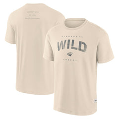 Minnesota Wild Fanatics Elements Weathered Tonal Future Ground T-Shirt Cream
