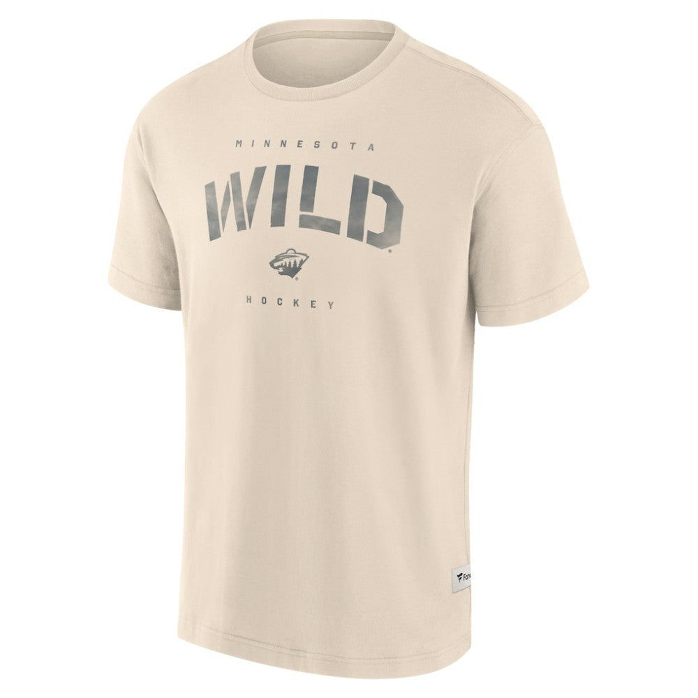 Minnesota Wild Fanatics Elements Weathered Tonal Future Ground T-Shirt Cream
