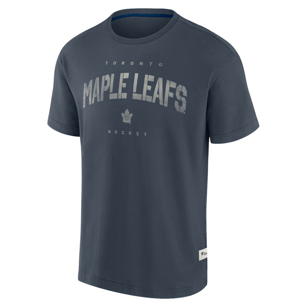 Toronto Maple Leafs Fanatics Elements Weathered Tonal Future Ground T-Shirt Navy