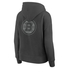 Boston Bruins Fanatics Women's Elements Future Ground Subtle Tonal Pullover Hoodie Charcoal