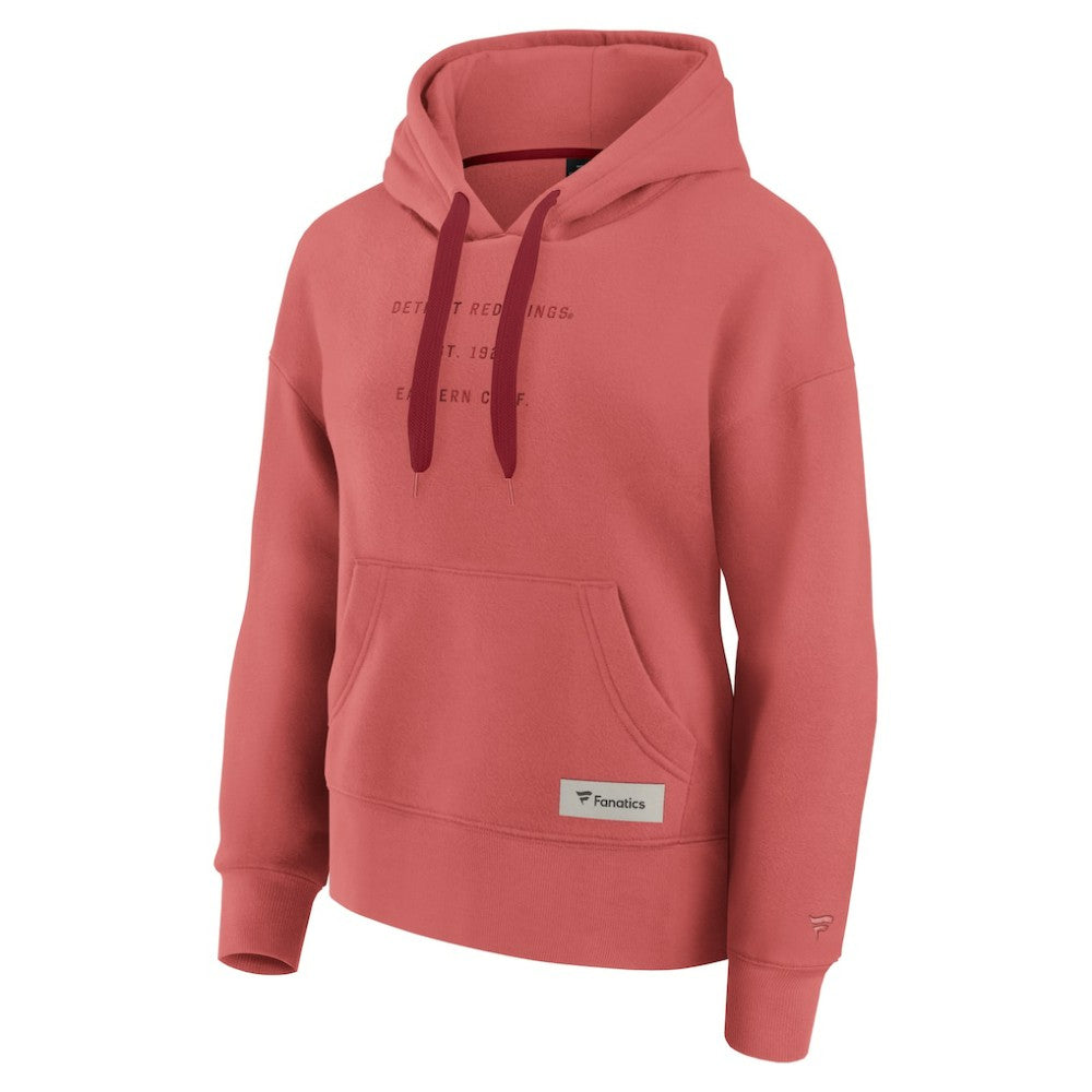 Detroit Red Wings Fanatics Women's Elements Future Ground Subtle Tonal Pullover Hoodie Red