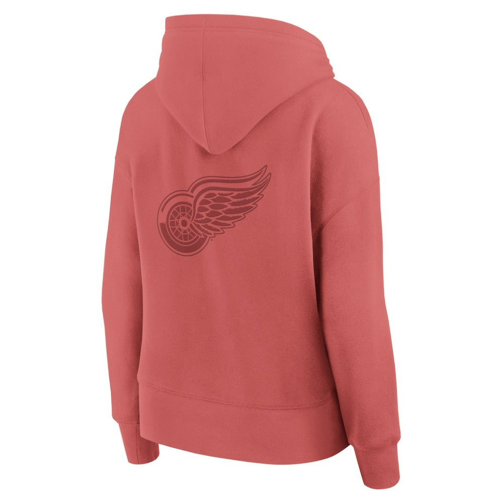 Detroit Red Wings Fanatics Women's Elements Future Ground Subtle Tonal Pullover Hoodie Red
