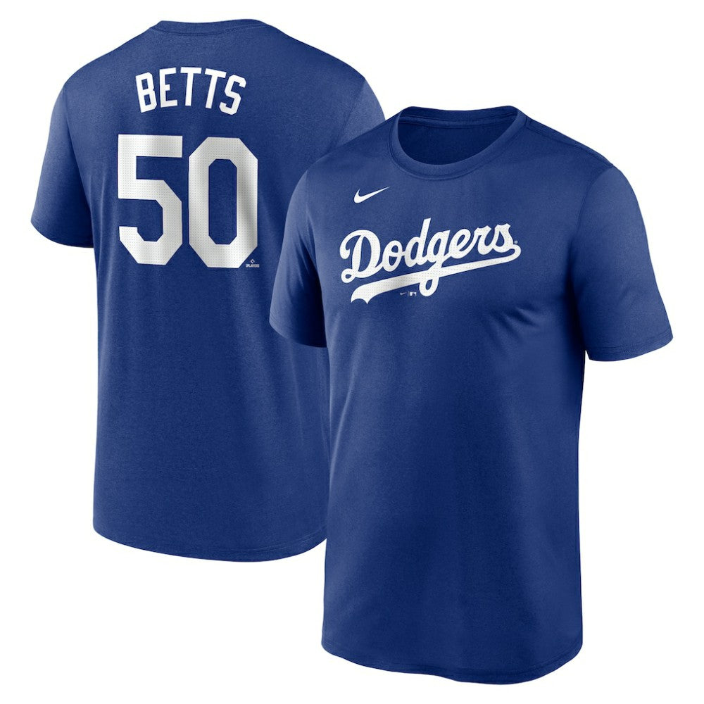 Mookie Betts Los Angeles Dodgers Legend Name & Number Performance T-Shirt Royal | Nike