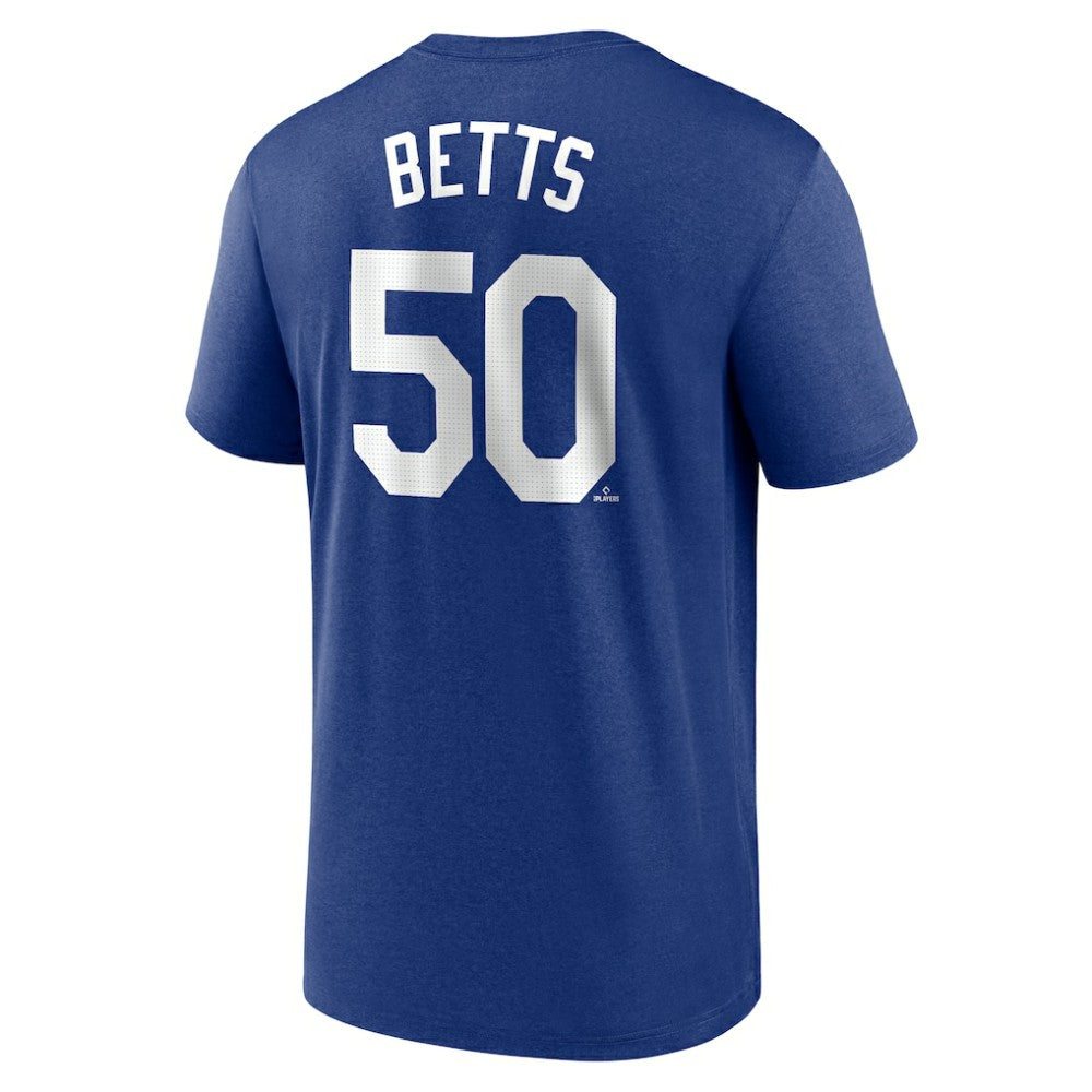 Mookie Betts Los Angeles Dodgers Legend Name & Number Performance T-Shirt Royal | Nike