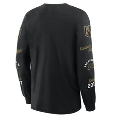 Vegas Golden Knights Fanatics Boxed In Legacy Long Sleeve T-Shirt Black