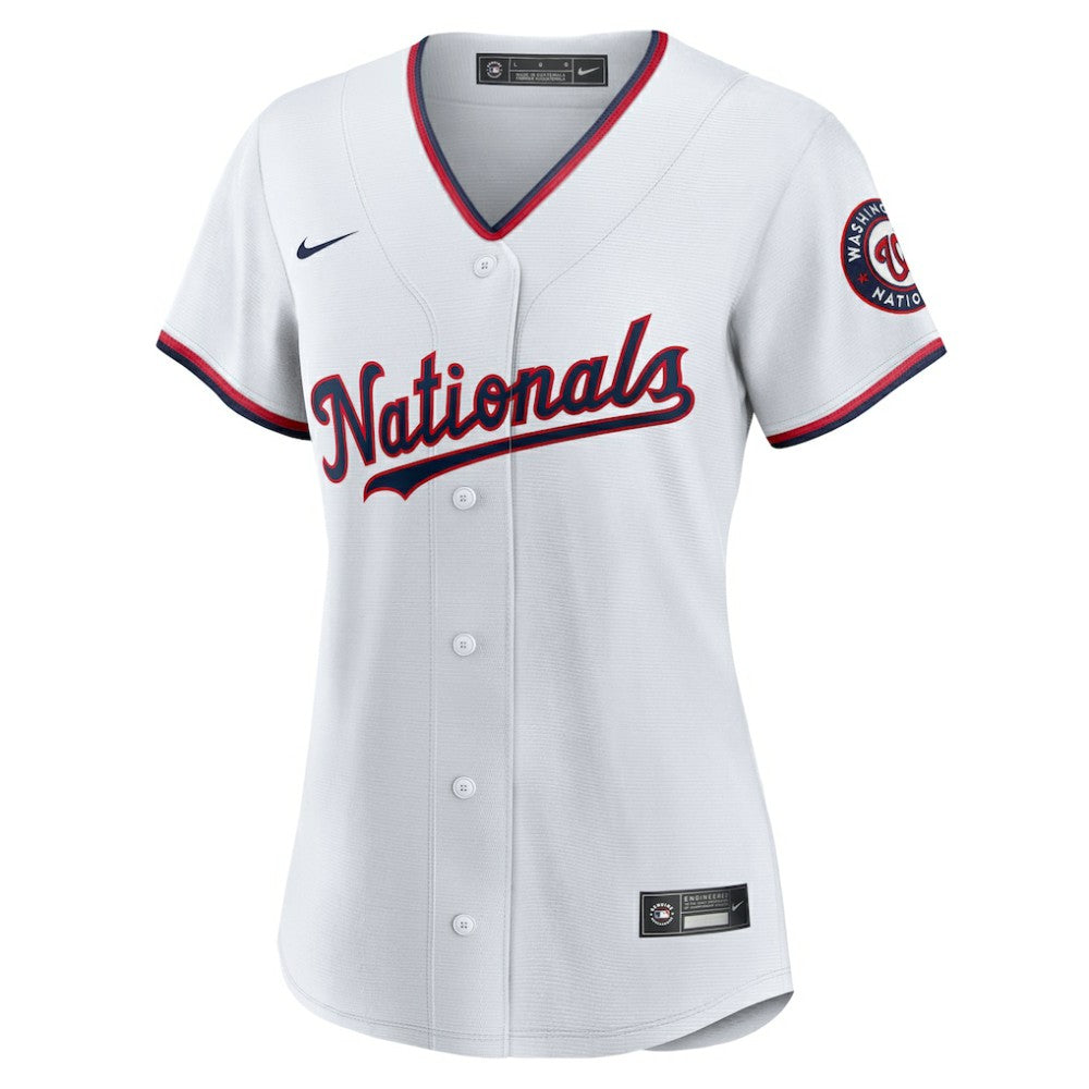 CJ Abrams Washington Nationals Women's Home Replica Player Jersey - White