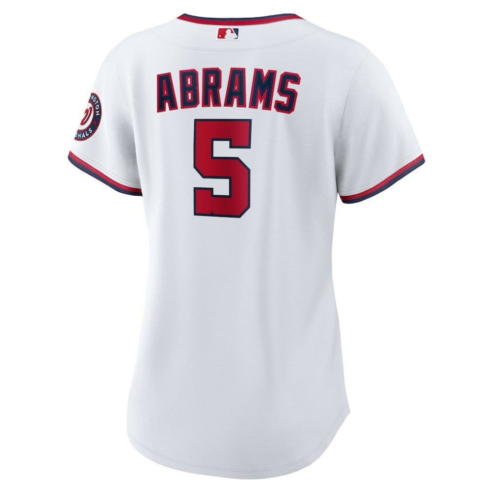 CJ Abrams Washington Nationals Women's Home Replica Player Jersey - White