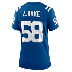 Austin Ajiake Indianapolis Colts Women's Game Jersey - Royal