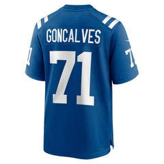 Matt Goncalves Indianapolis Colts Game Jersey - Royal