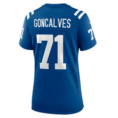 Matt Goncalves Indianapolis Colts Women's Game Jersey - Royal