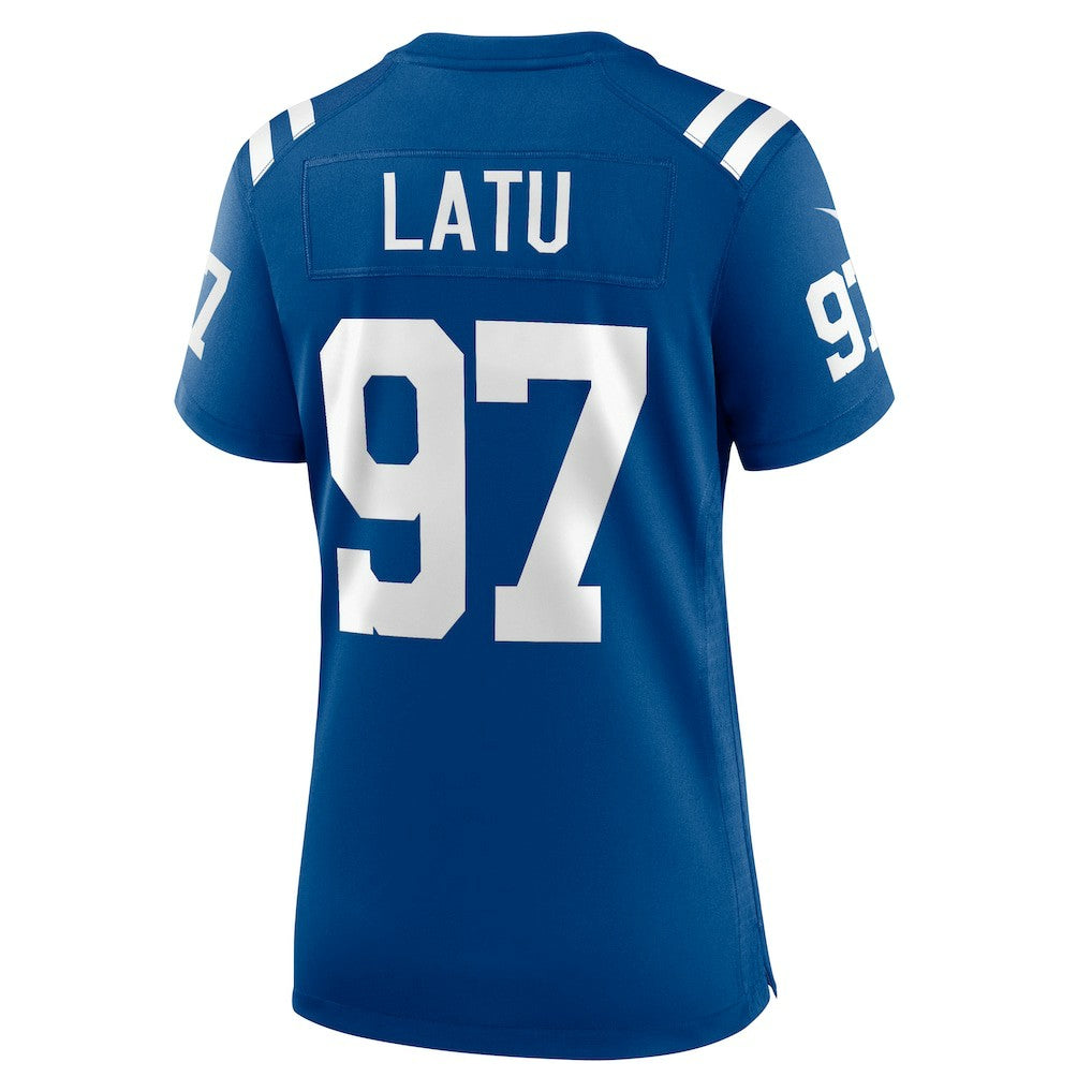 Laiatu Latu Indianapolis Colts Women's Game Jersey - Royal