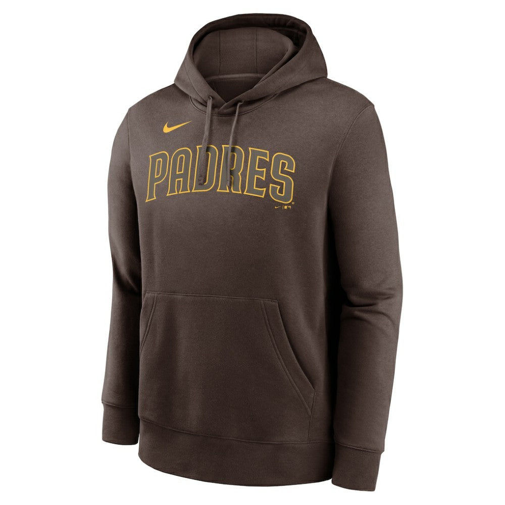 Fernando Tatis Jr. San Diego Padres Player Name & Number Club Fleece Pullover Hoodie Brown | Nike