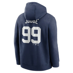 Aaron Judge New York Yankees Player Name & Number Club Pullover Hoodie Navy | Nike