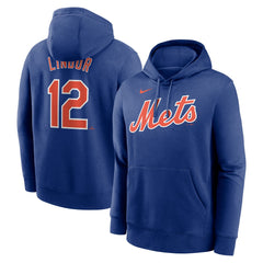 Francisco Lindor New York Mets Player Name & Number Club Pullover Hoodie Royal | Nike