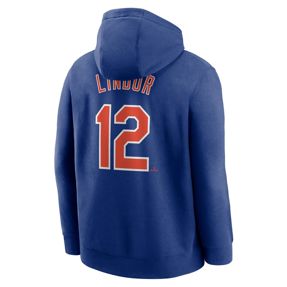 Francisco Lindor New York Mets Player Name & Number Club Pullover Hoodie Royal | Nike