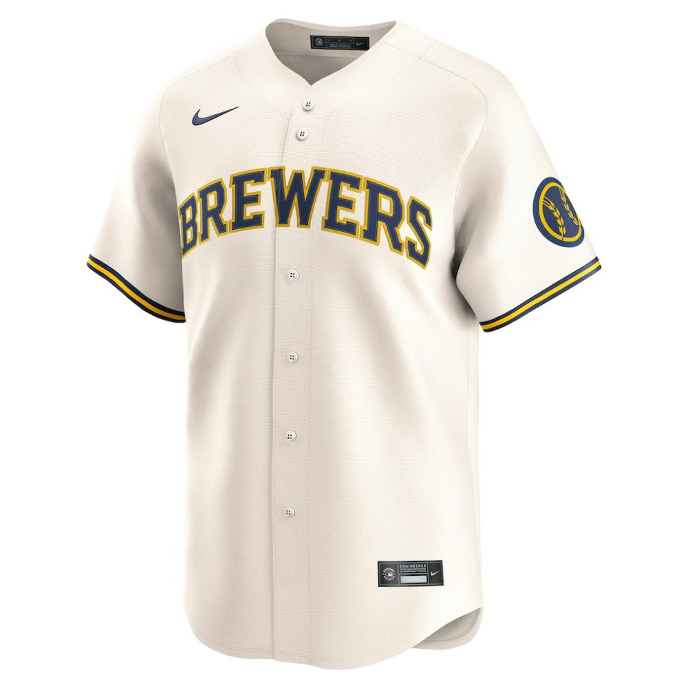 Milwaukee Brewers Home Limited Jersey Cream | Nike