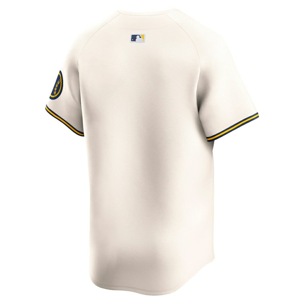 Milwaukee Brewers Home Limited Jersey Cream | Nike