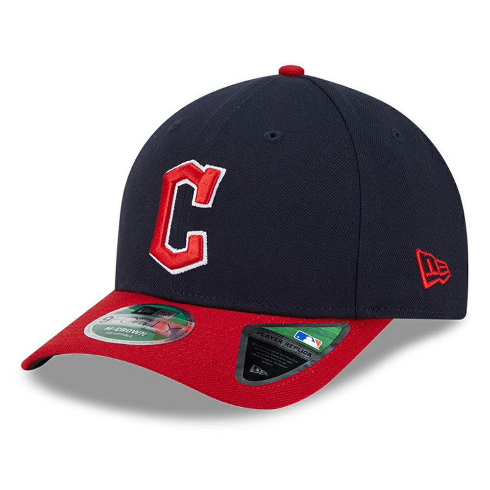 Cleveland Guardians Player Replica 9FORTY Adjustable Hat Navy | New Era