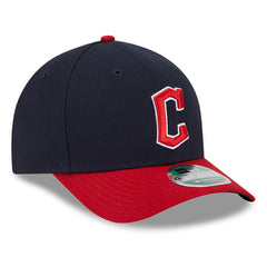 Cleveland Guardians Player Replica 9FORTY Adjustable Hat Navy | New Era