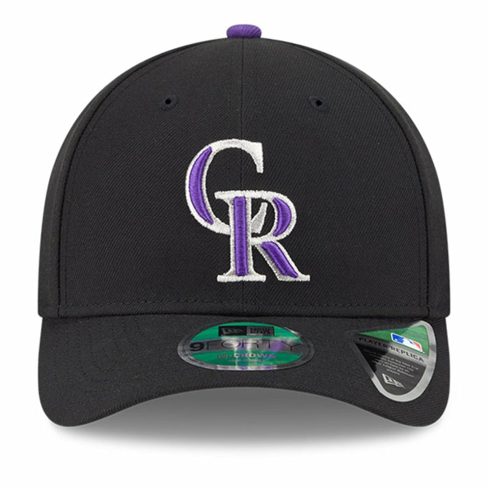 Colorado Rockies Player Replica 9FORTY Adjustable Hat Black | New Era