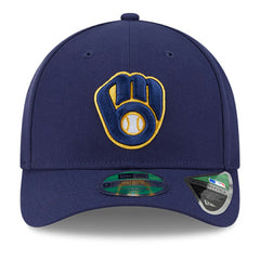 Milwaukee Brewers Player Replica 9FORTY Adjustable Hat Navy | New Era