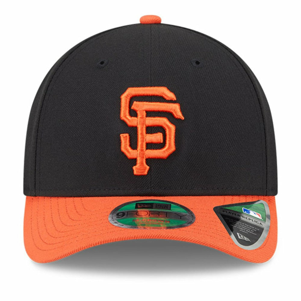 San Francisco Giants Player Replica 9FORTY Adjustable Hat Black/Orange | New Era