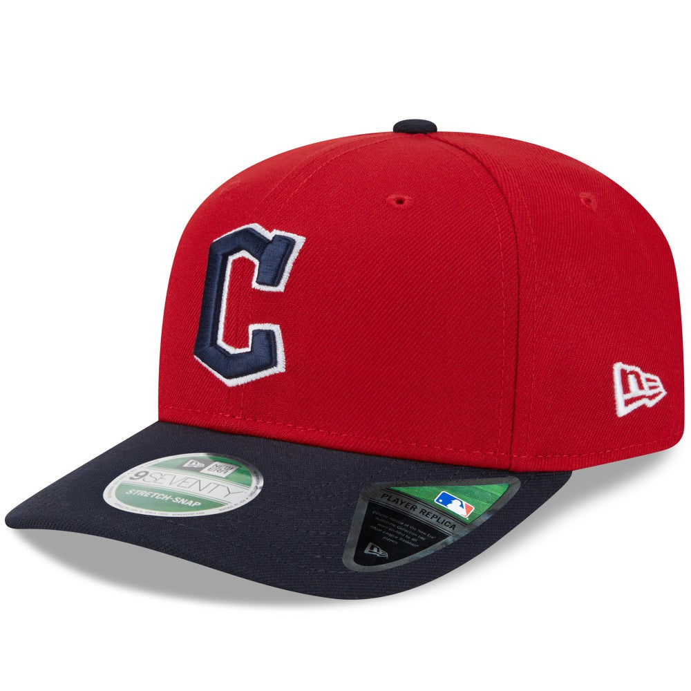 Cleveland Guardians Player Replica 9SEVENTY Adjustable Hat Red/Black | New Era