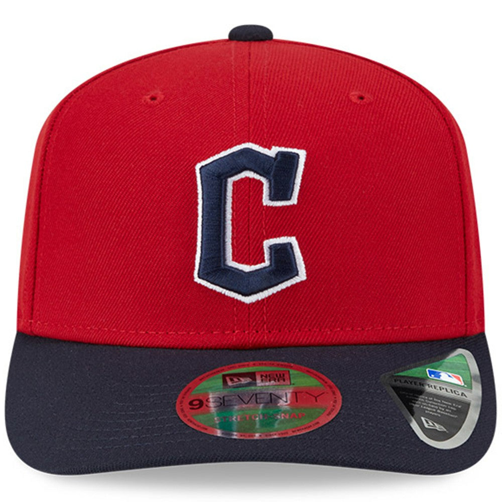 Cleveland Guardians Player Replica 9SEVENTY Adjustable Hat Red/Black | New Era