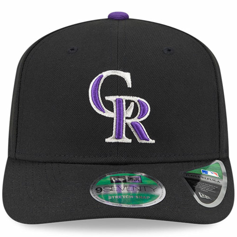 Colorado Rockies Player Replica 9SEVENTY Adjustable Hat Black | New Era