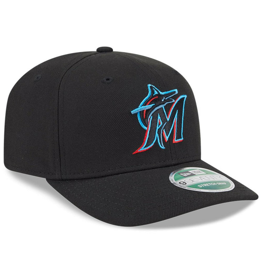 Miami Marlins Player Replica 9SEVENTY Adjustable Hat Black | New Era